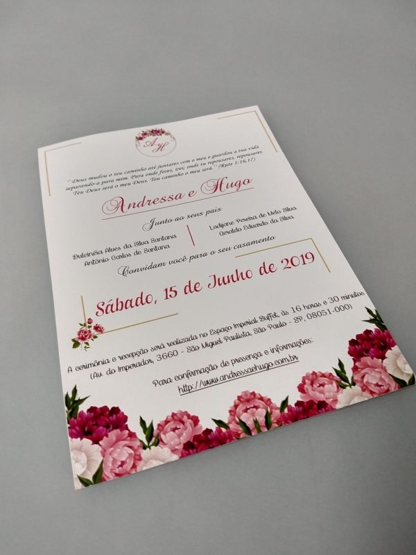 Impressão Digital Convite de Casamento Brás - Impressão Digital Crachá Impressão Digital Convite de Casamento Brás - Impressão Digital Crachá